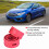 Red 2pcs Car Shock Absorber Buffer Spring Bumper Type B+ 9