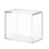 2X Clear Acrylic Display Case Collectibles Display Stands Clear Storage Container with Lid 2