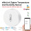 2X Zigbee Temperature and Humidity Sensor  Temperature Humidity Detector with for EWelink App Control 4