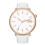 Smartwatch mit Überwachung von Herzfrequenz, Blutdruck und Blutsauerstoff White 2