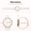 Smartwatch mit Überwachung von Herzfrequenz, Blutdruck und Blutsauerstoff White 6