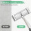 2X No-Flip Drywall Pole Sander  with Quick Release Clips, Universal Thread for Wall and Ceiling Sanding 8