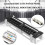 2X Network Tool Kit 12 Port CAT6 Patch Panel RJ45 Networking Wall Mount Rack with Surface Wall Mount Bracket 3