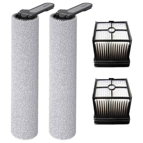 8Pcs Replacement Part Kit for REDKEY W15 Wet Dry Vacuum Cleaner, 4 Roller Brush 4 Filter 1