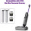8Pcs Replacement Part Kit for REDKEY W15 Wet Dry Vacuum Cleaner, 4 Roller Brush 4 Filter 5