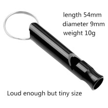 120 Pack Aluminum Whistle, Sports Whistle, Emergency Survival Whistles with Key Chain,Black