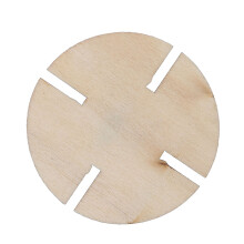 Round Natural Wood Cutouts Pack of 50