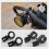 Motorcycle LED Headlight Mount Bracket Adjustable 20mm-32mm Mount Clamp LED Light Bracket Support, 4PCS Black 5
