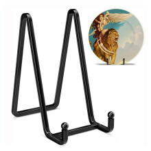 5pcs 6 Inch Plate Stands for Display Metal Frame Holder Stand Picture, Decorative Plate, Book, Photo Easel