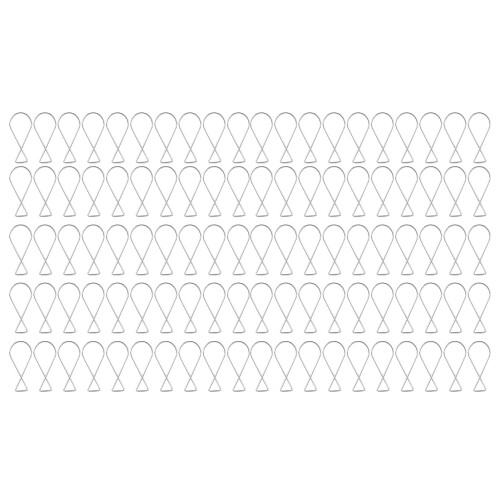 Steel Ceiling Hooks 100Pcs Galvanized Rebound Clips Durable Hanging Buckles 1