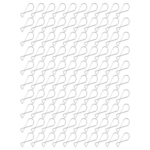 Steel Ceiling Hooks 100Pcs Galvanized Rebound Clips Durable Hanging Buckles