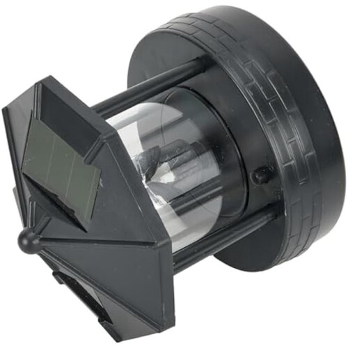 2X LED Solar Powered Lighthouse,360 Degree Rotating Lamp LED Solar Lighthouse Landscape Path Lights B 2