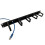 3X 1U 19 Inch Rack Cabinets Cable Management Network Network Brush Panel Five Ring Detachable Wire Manager Frame 9