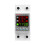 4X  220V Adjust Voltage Relay over Under Voltage Protector over Current Limit Wattm KWH  Meter 40A 4