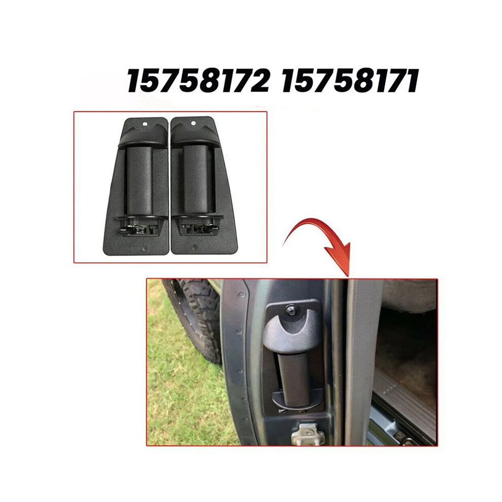 3Pair Rear Outer Door Handle 15758172 15758171 For Chevy Silverado Sierra Pickup Truck 1999-2007 Outside Handle Pull 4712507391456