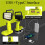 2X 18 LED Work Lights Lanterns Camping Lamp Torch Searchlight Flashlight Spotlight for  18V Lithium Battery 5