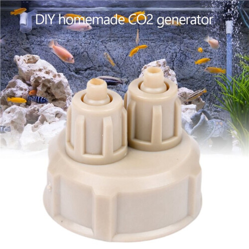 12x Aquarium CO2 System Generator Bottle Cap Fish Tank Plant Air Diffuser Generator Tool Carbon Dioxide Reactor 2