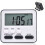 4X Küchen-Timer, Countdown, Countdown, Multifunktionaler Wecker, Schreibtischuhr, Schwarz 6