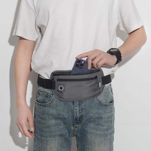 Gürteltasche mit RFID-Blockierung – Diebstahl verhindern Grey 2