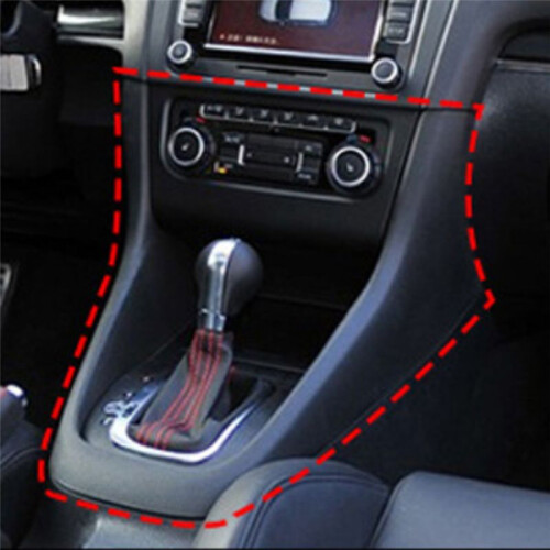 Car Center Control Shift Lever Panel Frame Gear Lever Bracket Base for   6 2008-2013 Black 2