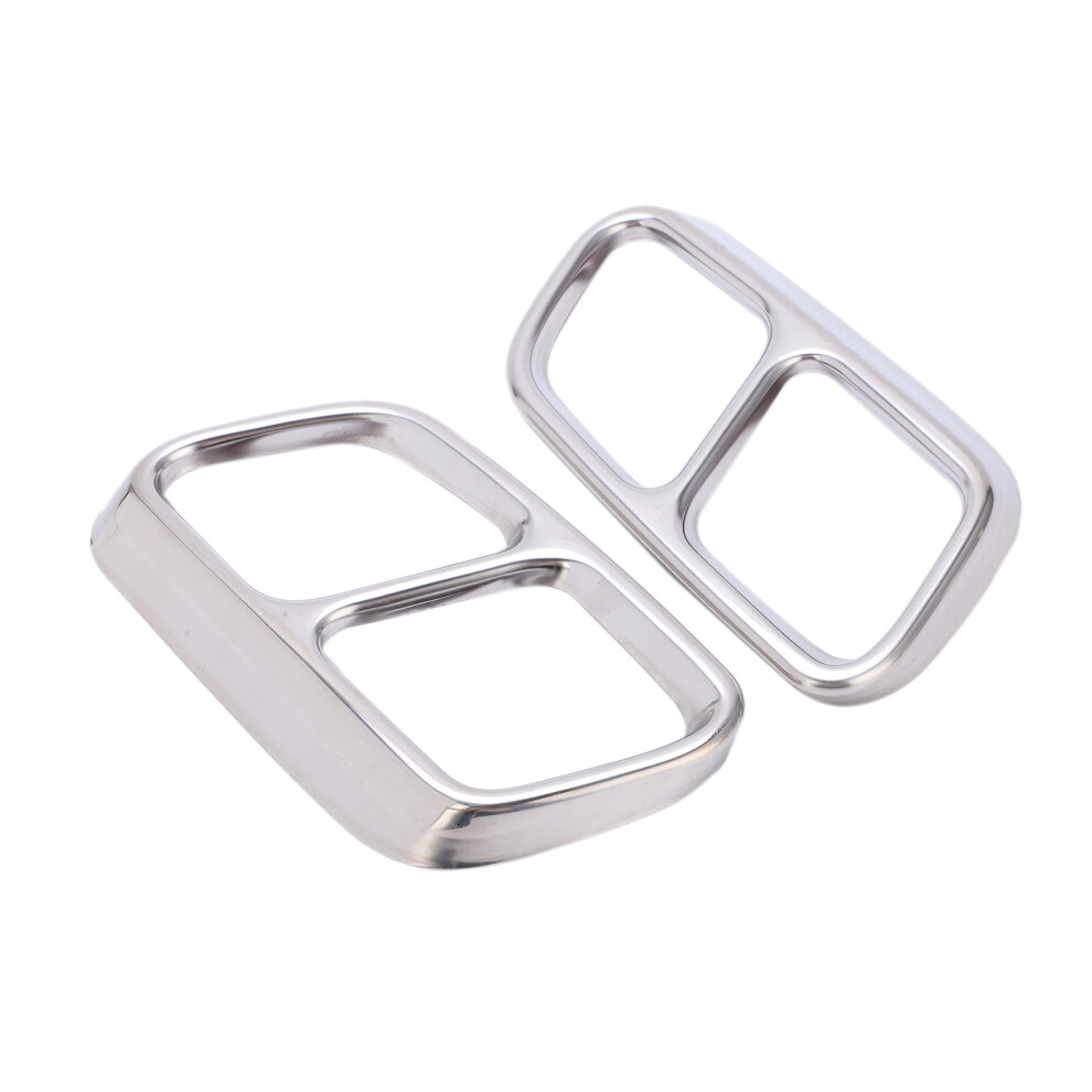 Stainless Steel Quad Exhaust Tip Cover For Mercedes-Benz Cls W218 2012-2017 Chrome 5051391637462