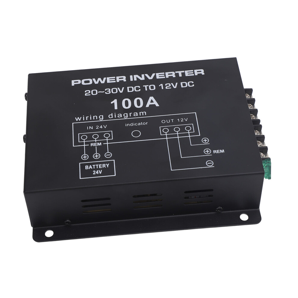 Car Dc 24V To 12V Voltage Converter 100A Step Down Reducer For Trucks Buses 9351391123344