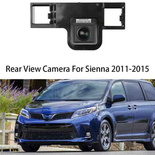 2X 86790-08020 Car Tailgate Rear View Backup Parking Camera for  Sienna 2011-2015 2