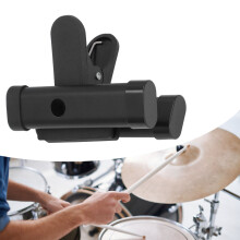Angle Adjustable ABS Metal Drumstick Holder for 2 Pairs or Brushes