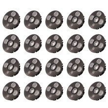 20X 3 Tableau IR Led Projecteur Infrarouge 3x IR LED Planche pour CCTV Cameras Vision Nocturne (Diametre de 53mm)