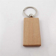75Pieces Blank Wooden Key Chain Diy Wood Keychain Rings Key Tags Jewelry Findings