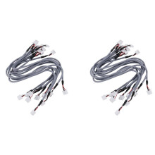 20X XH2.54 3P Audio Signal 2.0 Channel Shielding Input Cable for HiFi Amplifier