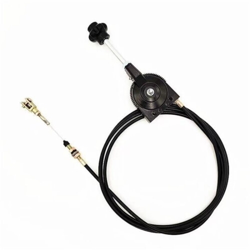 2pcs 1m Hand Throttle Control for Excavator Harvester Tractor Ship Spreader Throttle Cable Assembly Self-Locking 1