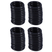 40 Pcs Black Rubber Oil Seal O Shaped Rings Seal Washers 16 X 12 X 2 mm
