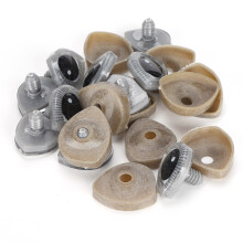 10 Sets Kunststoff Harz Puppenaugen, 26x31mm, Tier Plüsch Zubehör