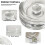 6 Poids de Fermentation avec Poignée pour Bocaux à Large Ouverture et Fermentation de Conserves. 5
