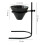 2X Adjustable Height Ceramic Coffee Filter Cup Hand Brew Set Portable Household Coffee Brewing Kit Drip Filter 4