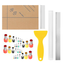 37 Stück Knet- und Tonschneider, Acrylspachtel, DIY-Töpferwerkzeug