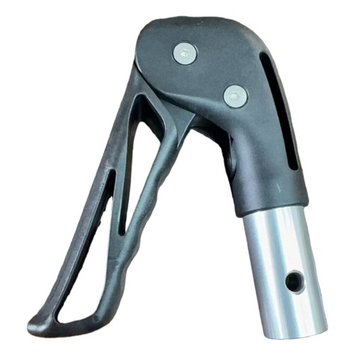 2X Wheelchair Accessories: Folding Plastic Handle with Button Structure for Sports Wheelchairs 1