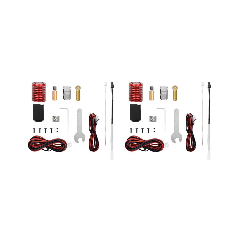 2X V6 Voron Hotend Kit V6 For Volcano Nozzle Bimetal Throat For Voron 0.1/0.2/2.4 For Prusa 3D Printer Parts Light 6031926675229