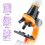 (Blue Black) Kids Microscope Toy, Science Experiment Kit for Elementary Students 5