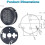 Electronic Safe Lock Replacement Keypad with Solenoid Lock & 2 Override Keys (Solenoid Lock) 7