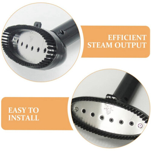 2X Universal Garment Steamer Long Steam Nozzle with Brush Handheld Ironing Tool for Clothes Replacement Accessory 2