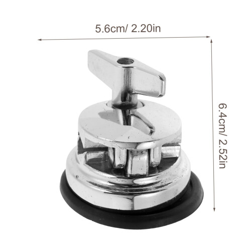 Iron Floor Tom Leg Clamp for Drum Set Hardware, Adjustable Mount with Steady Drum Support 1