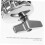 Iron Floor Tom Leg Clamp for Drum Set Hardware, Adjustable Mount with Steady Drum Support 4