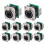 50PCS Ethercon Rj45 Chassis Socket, NE8FDP Ethercon Pass Through Connector, D Series Cat5 RJ45 Panel-Mount Socket 2