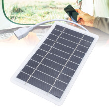 Monokristallines Silizium-Solar-Ladegerät mit 2 USB-Anschlüssen, 9x16 cm, für den Außenbereich