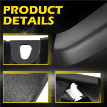 2X Car Rear Upper Right Left Side Spoiler Corner Trim Panel Fit for Chevy Express  Savana 2003-2023 15215525