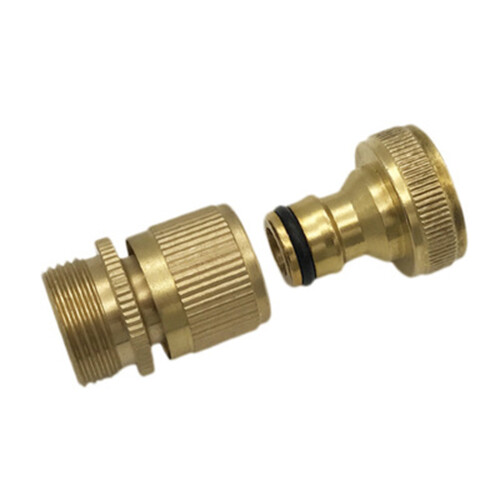 (American style) Rust-proof Copper Hose Nozzle with Ergonomic Handle 1