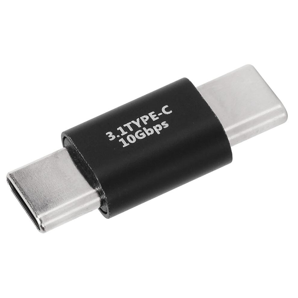 Usb C Type C Male To Male Extender Adapter Support Fast Charge 10Gbps Data Rate 4621391636638