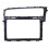2pcs 8 Inch Glass Screen Frame for   7 2013-2021 Console Center GPS Navigation Panel Cover Trim Frame 5
